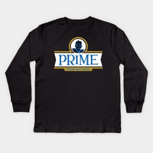 Prime Cybertron Lager Kids Long Sleeve T-Shirt